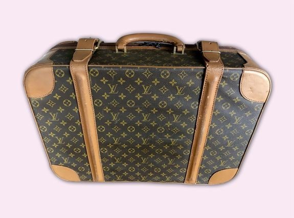 Vintage Louis Vuitton Suitcase - 18 For Sale on 1stDibs