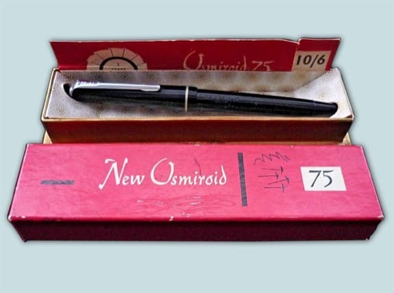 Vintage Osmiroid No 75 Italic Fine Straight Nib Unit Used 