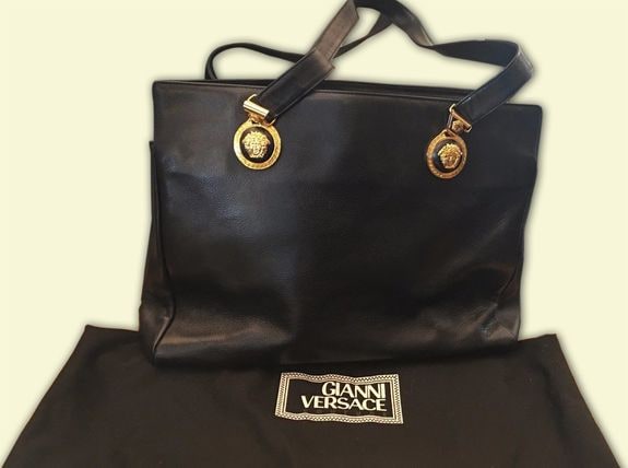 SOLD**Gianni Versace Handbag  Versace handbags, Versace bags