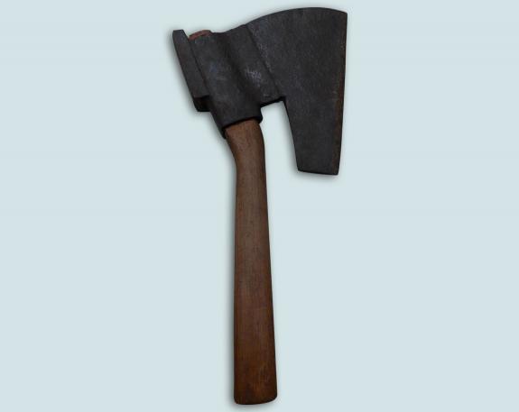 Antique vintage large axe collector handmade by blacksmiths heavy home farm 