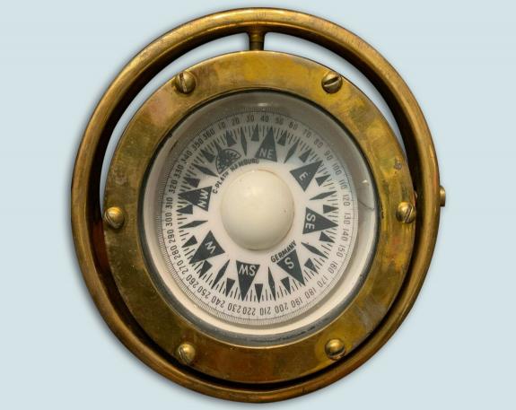 Antique Brass Sundial Compass - Buy Nautical Compasses online SALE.