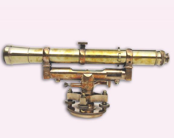 Antique Brass Theodolite-Transit Surveyors Alidade Vintage Surveying Instruments 